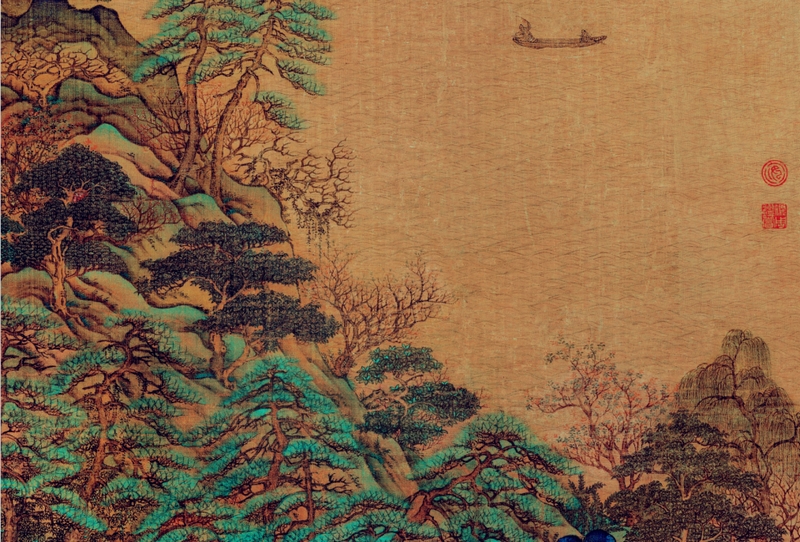 金碧山水”甲天下——赏李思训《江帆楼阁图》-图片2