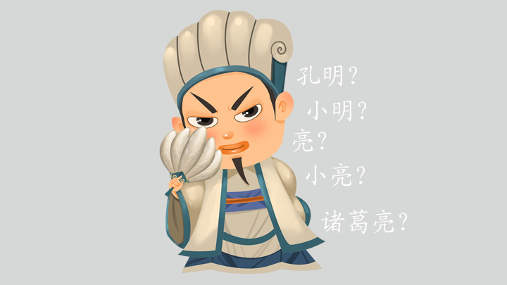 “名”“字”不是一回事