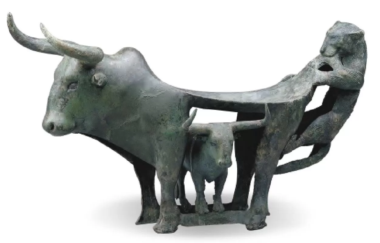 华夏古代青铜器上的牛-图片10